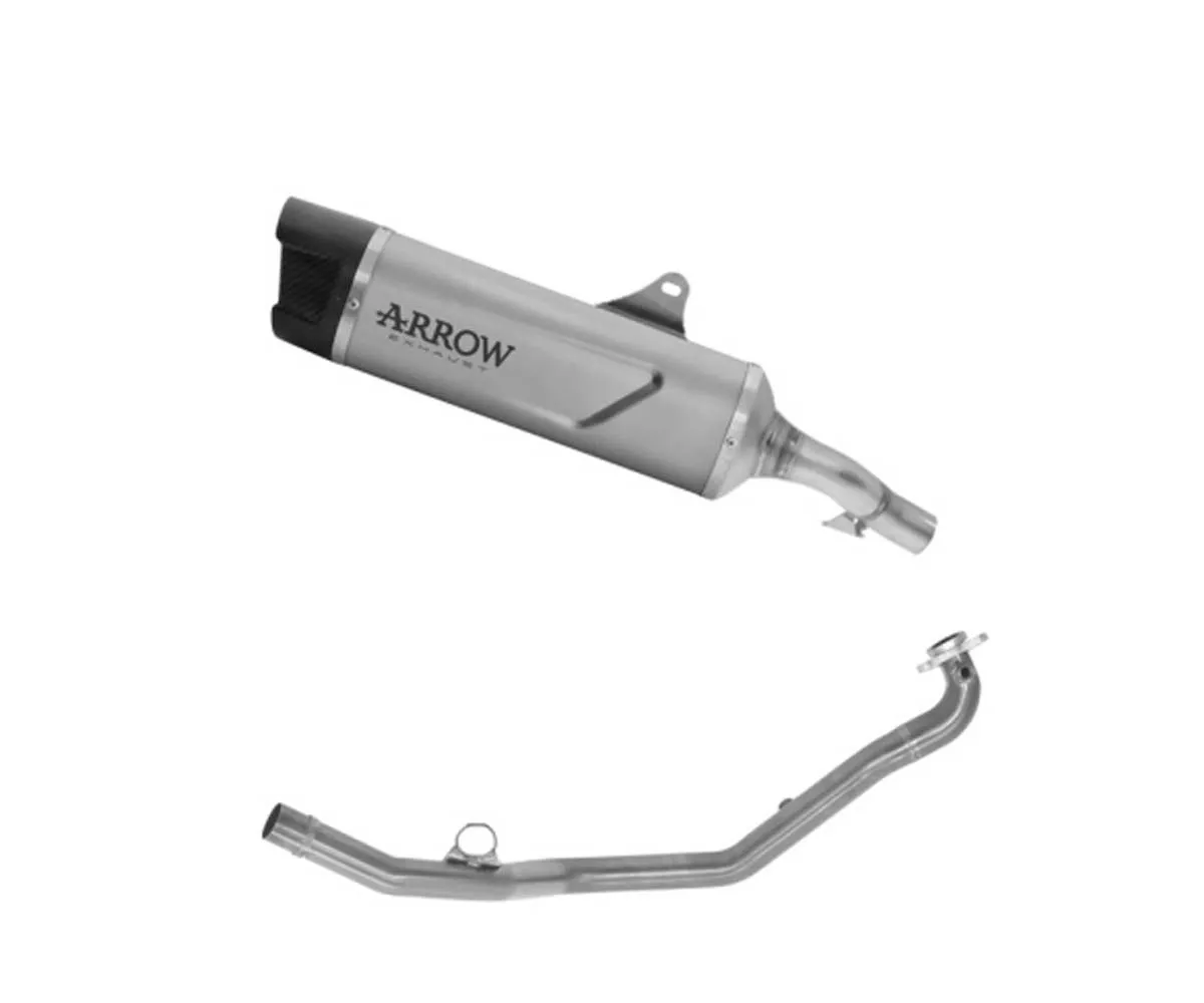 Terminale Arrow Indy Race Evo Titanio+collettori No Uso Stradale Per Honda Nc 750 X 2025-71997PK--71802MI-425195