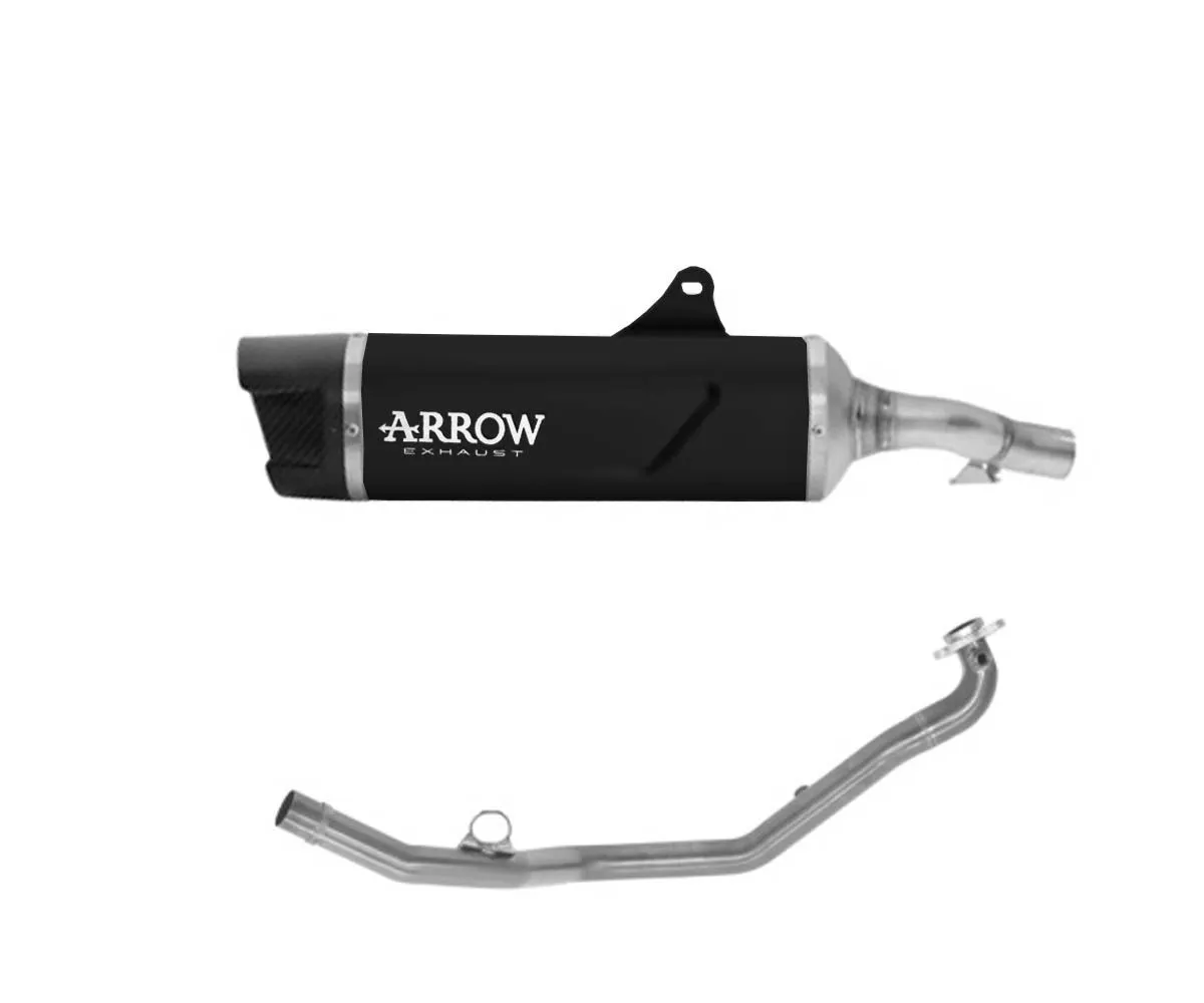 Terminale Arrow Indy Race Evo Alluminio Dark+collettori No Uso Stradale Honda Nc 750 X 2023 > 2024-71997AKN--71802MI-425192