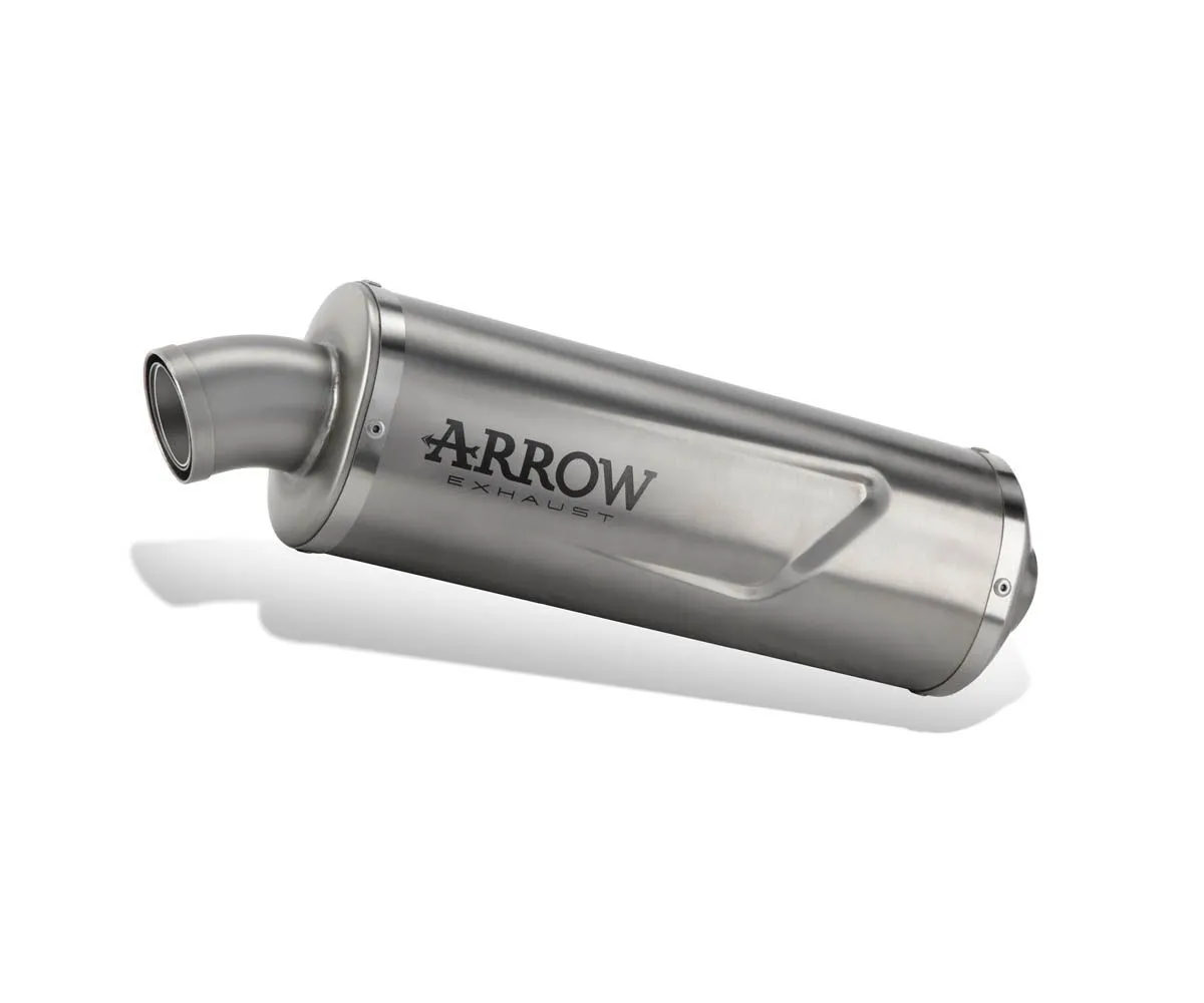 Terminale Arrow Indy Race Evo Alluminio+fondello Inox Moto Morini X-cape 700 2025-72664AO-425203