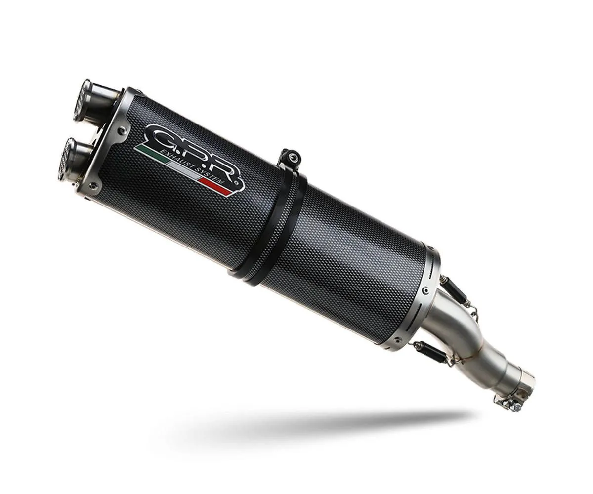 Terminale Di Scarico Gpr Dual Poppy Omologato Benelli Trk 702 X 2023 > 2024.-BE.25.DUAL.PO-414483