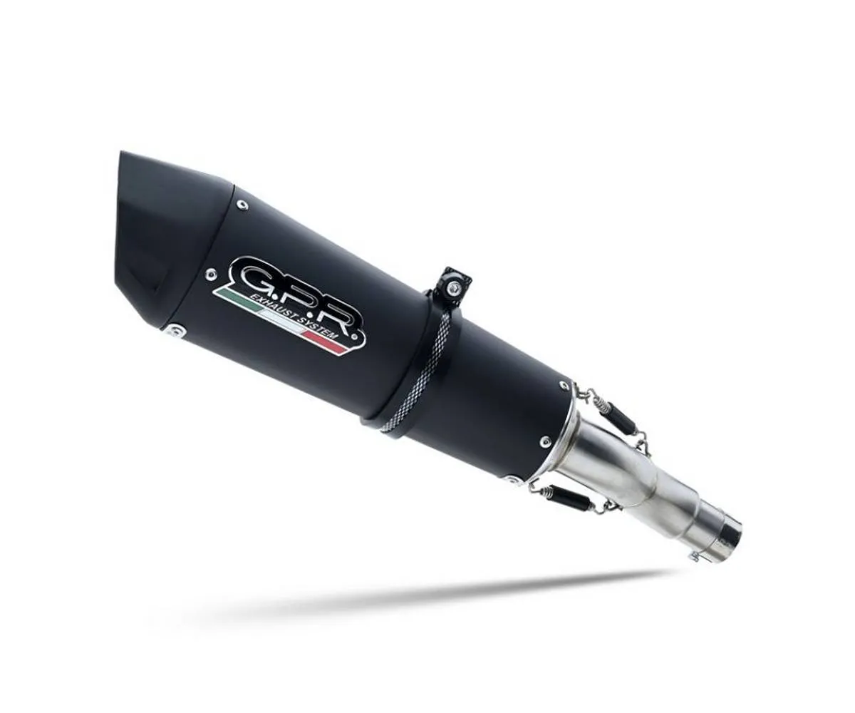 Terminale Di Scarico Gpr Gp Evo4 Black Titanium Omologato Benelli Trk 702 X 2023 > 2024.-BE.25.GPAN.BLT-414486