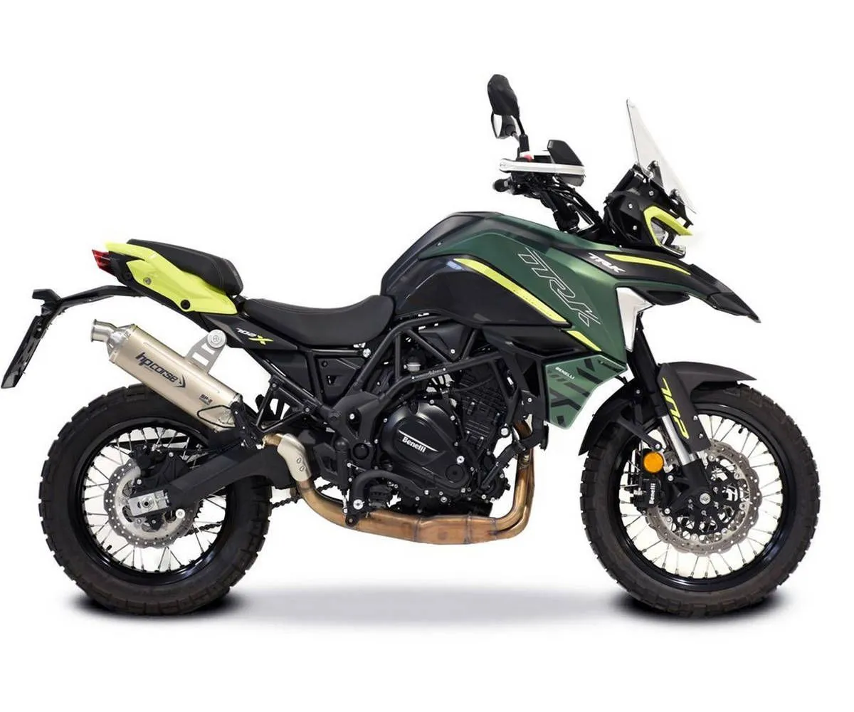 Terminale Scarico Hp Corse Sp-2 Titanio Per Benelli Trk 702 / X 2023 > 2024.-BE702XSP2T-AB-424374