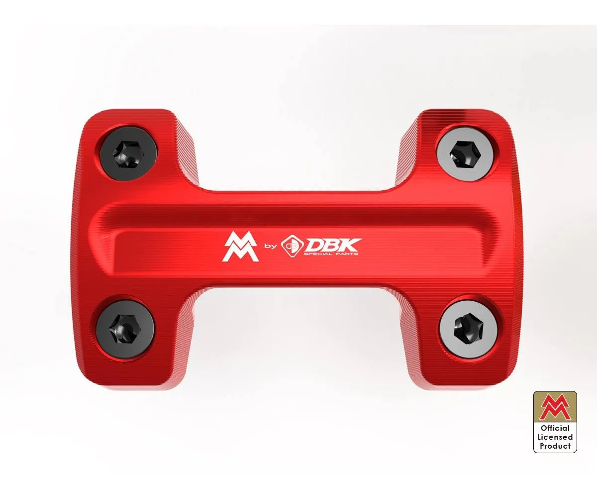 Blocco Manubrio Rosso Dbk Per Moto Morini X Cape 650 2021 > 2024-BM18A-396468