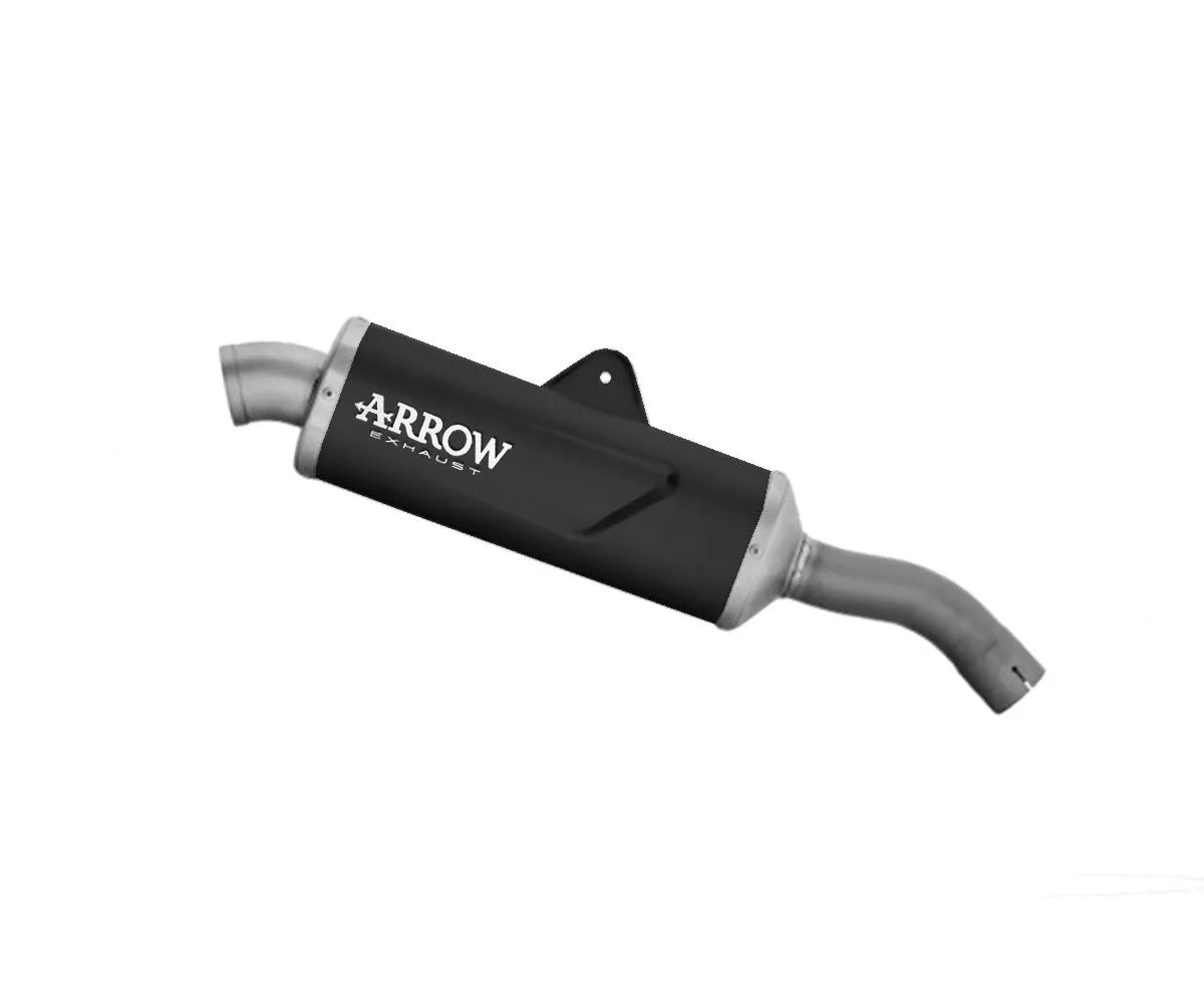 Terminale Di Scarico Arrow Indy Race Evo In Alluminio Dark Fondello Inox Per Bmw F 900 Gs / Adventure 2024-72653AON-414457