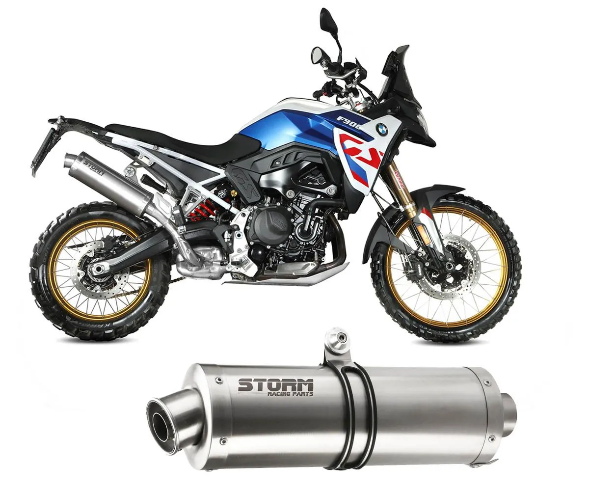 Terminale Scarico Storm By Mivv Oval Acciaio Inox Bmw F 900 Gs 2024.-74.B.043.LX1-403649