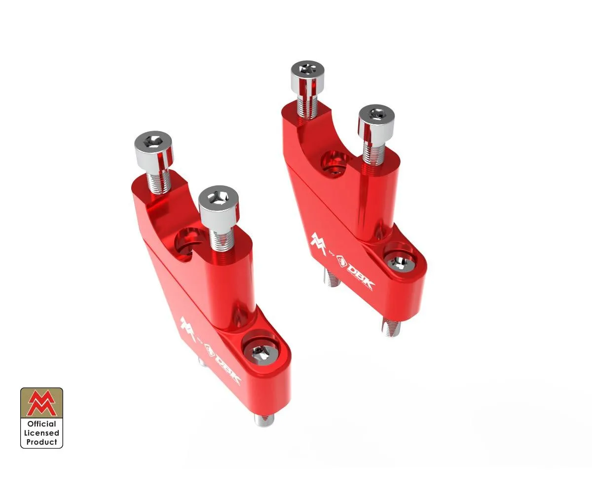Kit Riser Alza Manubrio Rosso Dbk Per Moto Morini Seiemmezzo Scr 2022 > 2024-BRM04A-396488