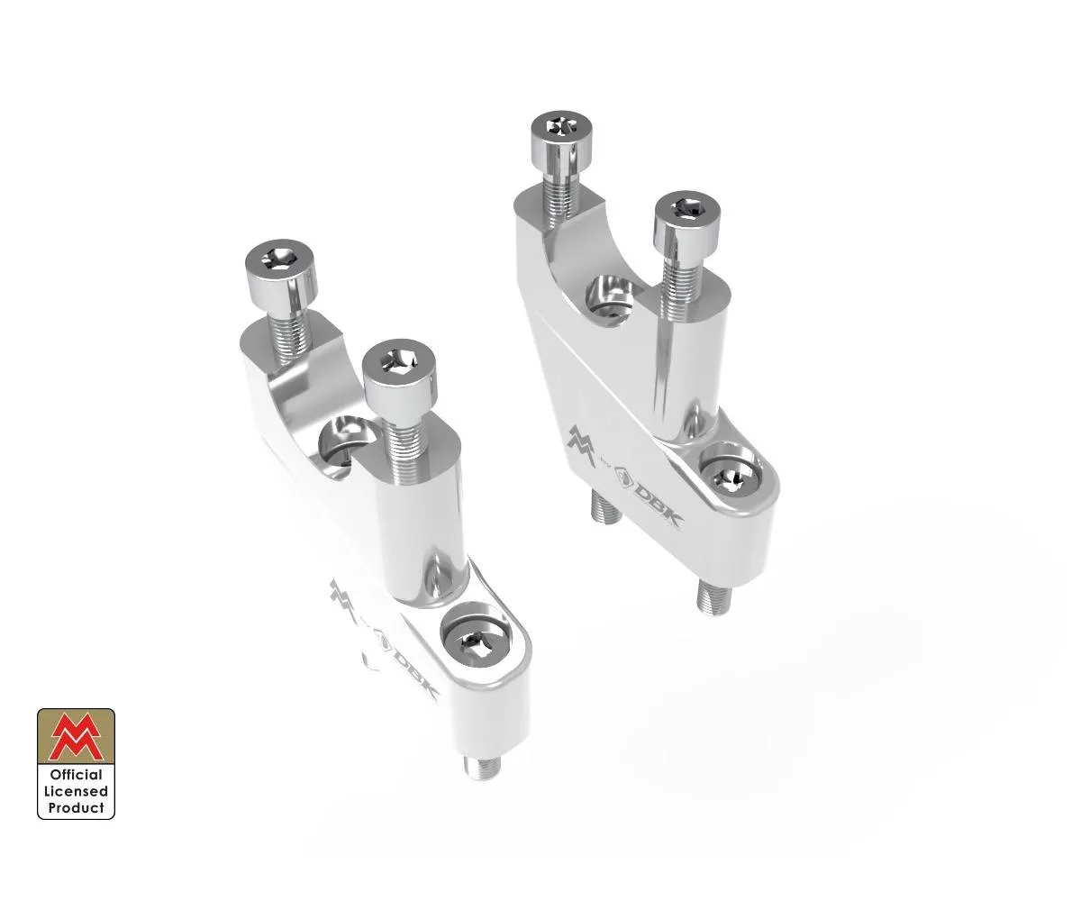 Kit Riser Alza Manubrio Silver Dbk Per Moto Morini Seiemmezzo Scr 2022 > 2024-BRM04E-396491