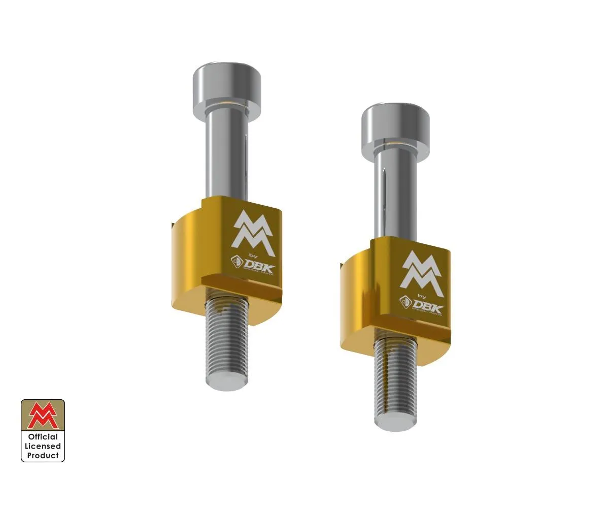 Kit Distanziali Alza Manubrio Oro Dbk Per Moto Morini X Cape 650 2021 > 2024-BRM05B-396497