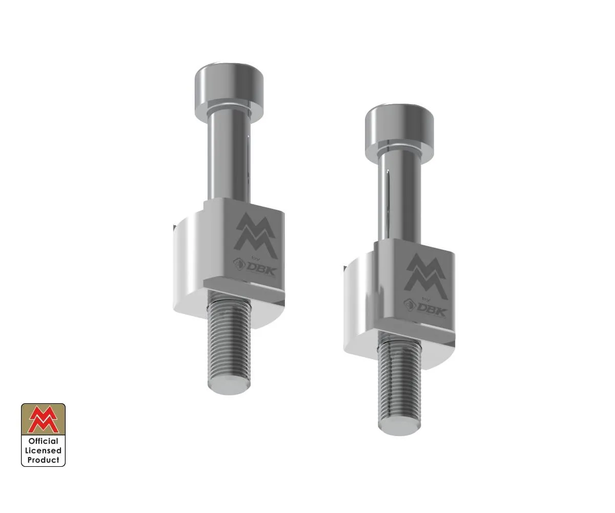 Kit Distanziali Alza Manubrio Silver Dbk Per Moto Morini X Cape 650 2021 > 2024-BRM05E-396499