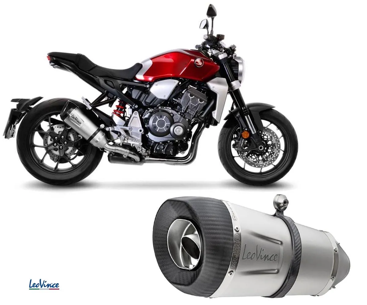 Terminale Di Scarico Leovince Omologato Titanio Factory S Honda Cb 1000 R Neo Sport Café 2018 > 2024-14249ST-249605