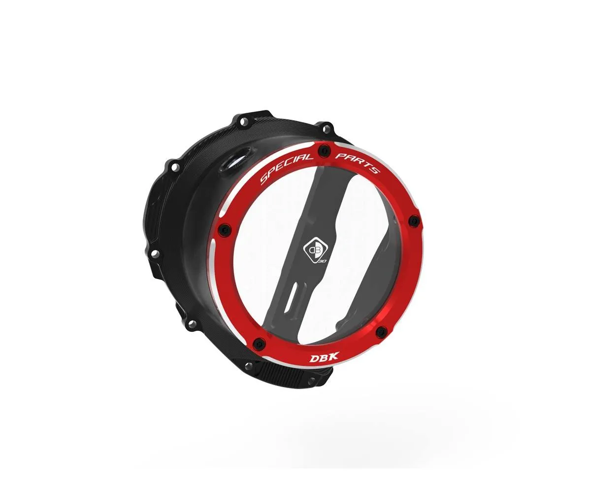 Carter Frizione Bagno Olio Trasparente 3d-evo Nero Rosso Dbk Per Triumph Street Triple 765 Moto2 Edition 2023 > 2024-CCDV13DA-396535