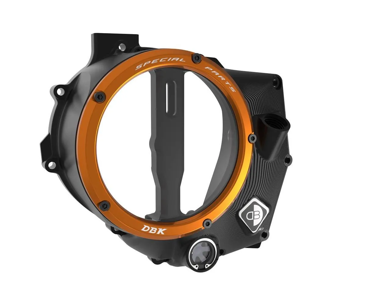 Carter Frizione Trasparente 3d-evo Nero Arancio Dbk Per Ktm 990 Duke 2024-CCDV14DK-414971