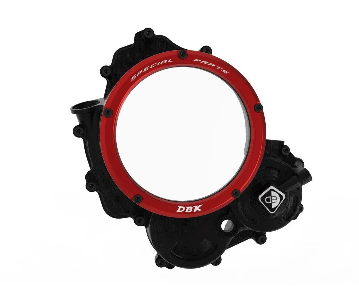 Carter Frizione Trasparente 3d-evo Nero Rosso Dbk Per Ducati Hypermotard 698 Mono 2024-CCDV15DA-414925