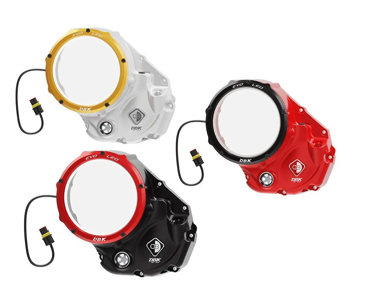 Carter Frizione Trasparente Evo Led Dbk Per Ducati Hypermotard 796 2010 > 2012-CCDVL04-423905