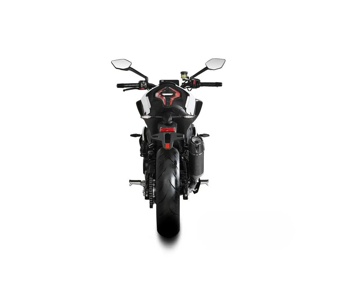 Terminale Di Scarico Slip-on Mivv Ak-1 Inox Nero Per Cf Moto 450 Nk 2021 > 2024-CF.004.LZK-416293