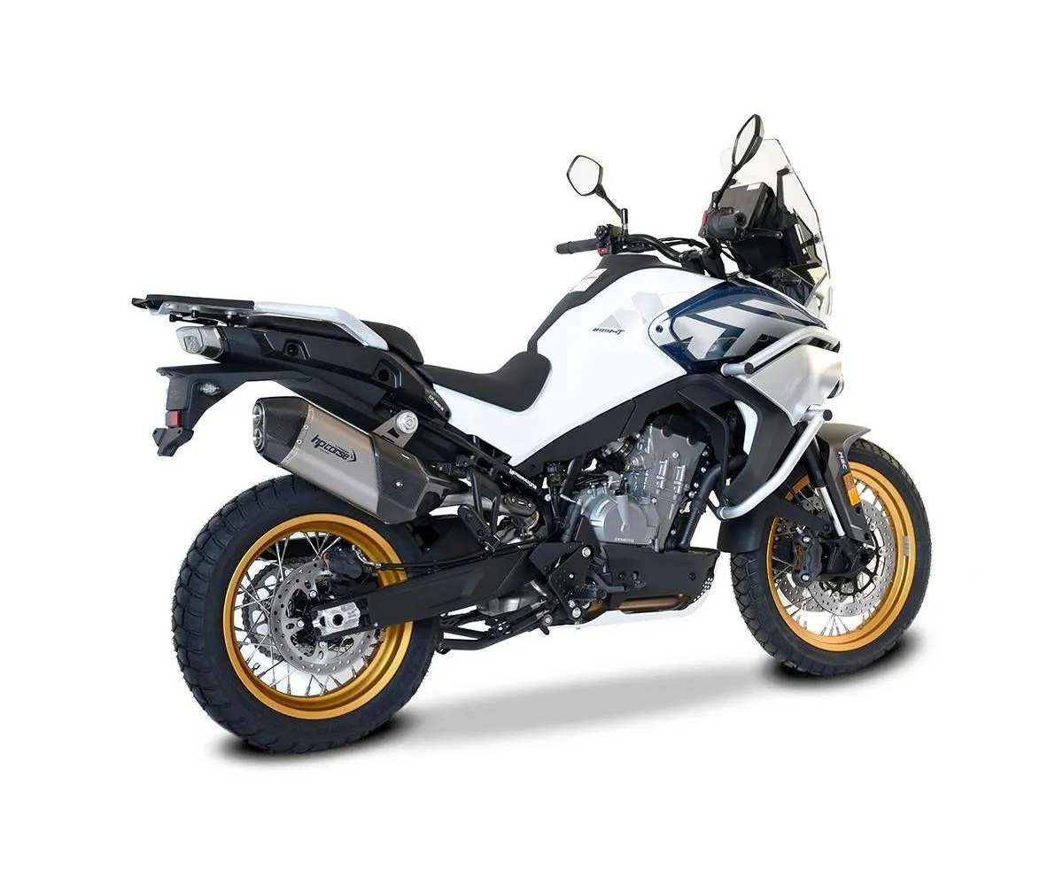 Terminale Scarico Hpcorse Sps Carbon Short Titanio Cf Moto 800 Mt 2022 > 2024-CF800SPSST-AB-414459