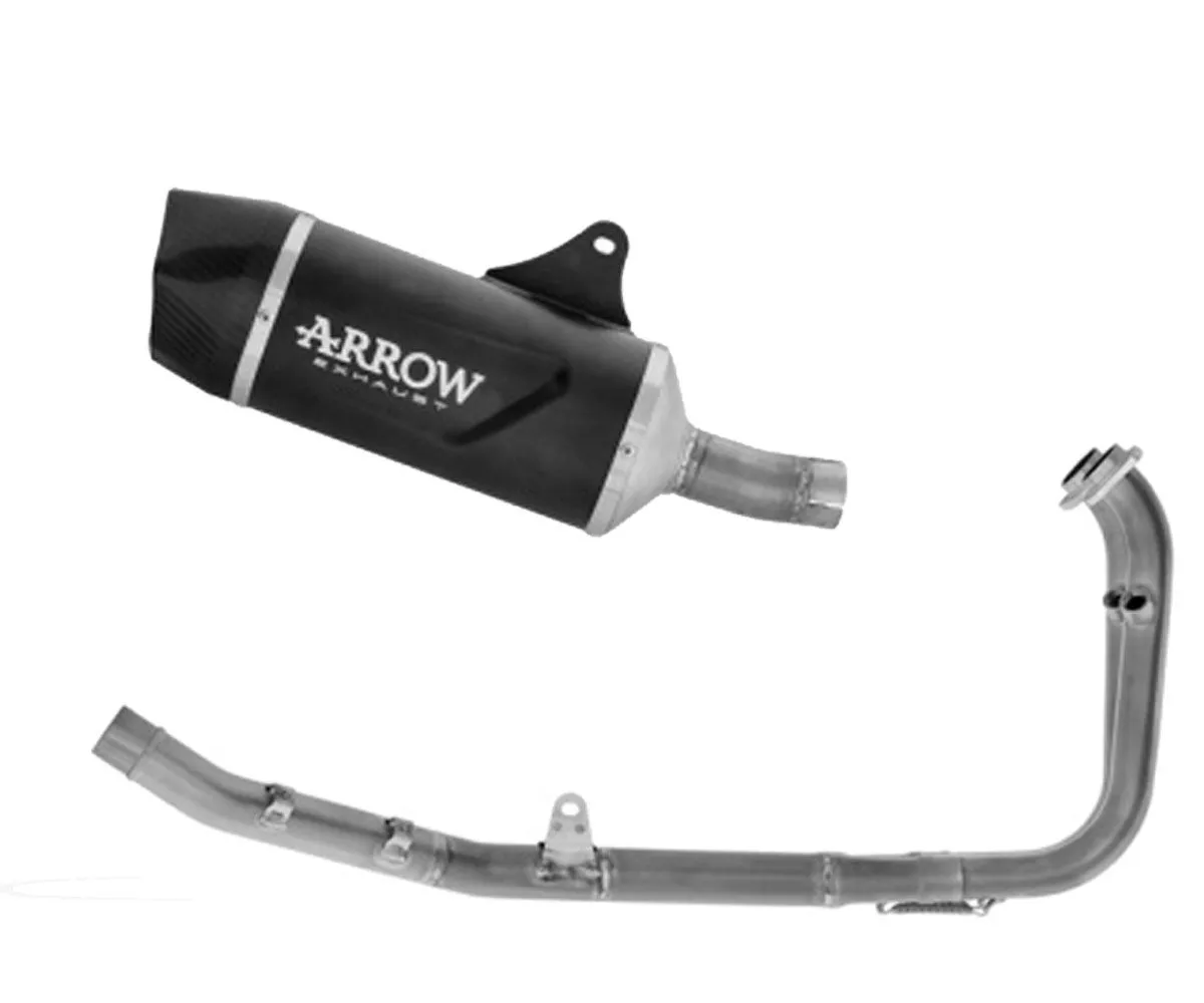 Scarico Completo Arrow Indy Race Evo Alluminio Dark Per Cf Moto 450 Mt 2024.-72655AKN--71786MI-415137
