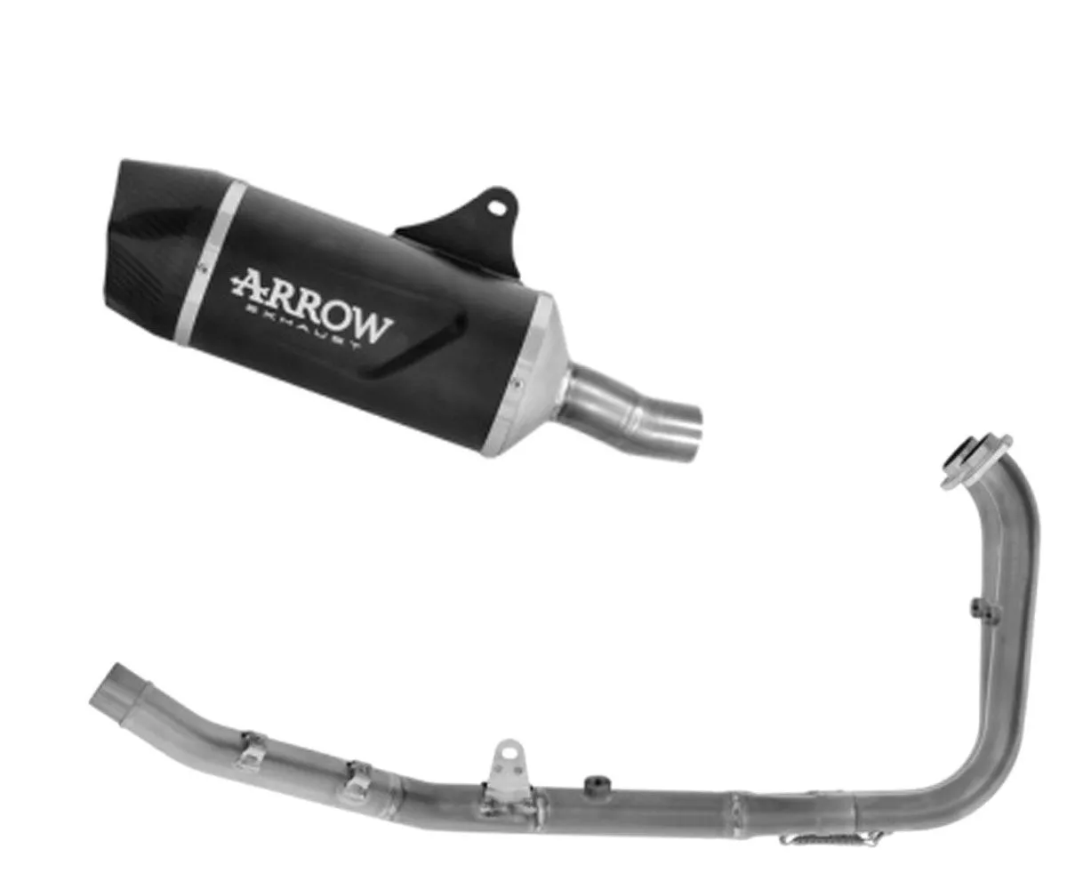 Scarico Completo Arrow Indy Race Evo Non Per Uso Stradale In Alluminio Dark Per Cf Moto 450 Mt 2025.-72659AKN--71795MI-424925