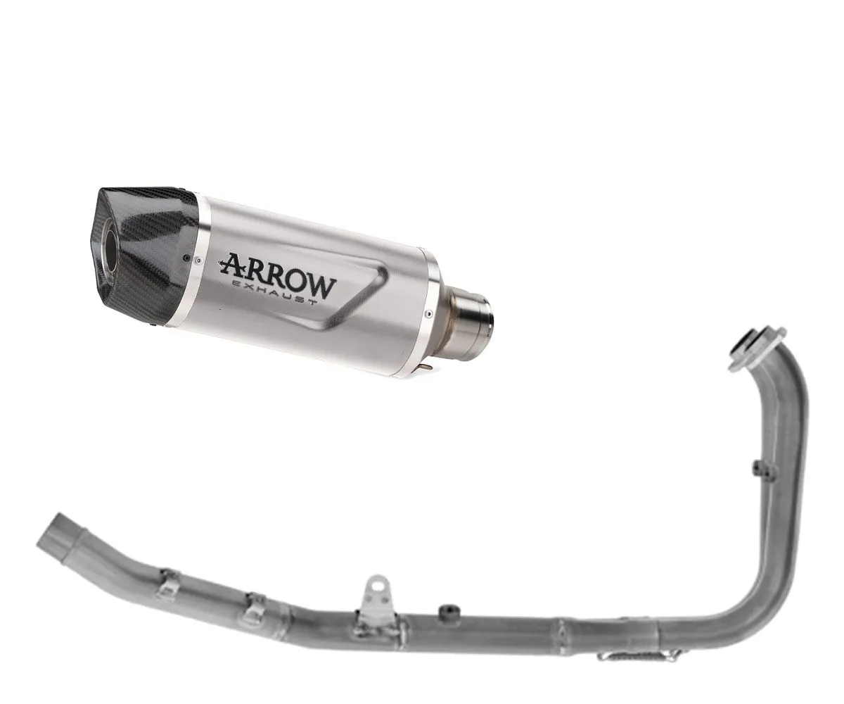 Scarico Completo No Uso Stradale Arrow Indy Race Evo Titanio Fondello Carbonio Per Cf Moto 450 Mt 2025.-72659PK--71795MI-424930