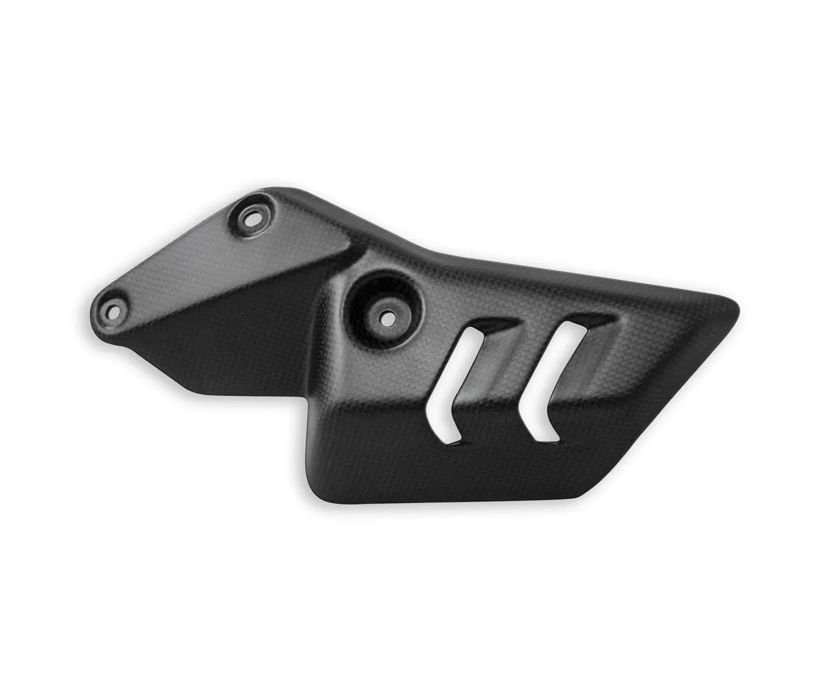 Paracalore Scarico Sinistro Carbonio Opaco Dbk Per Ducati Diavel V4 2023 > 2024-CRB128O-396665