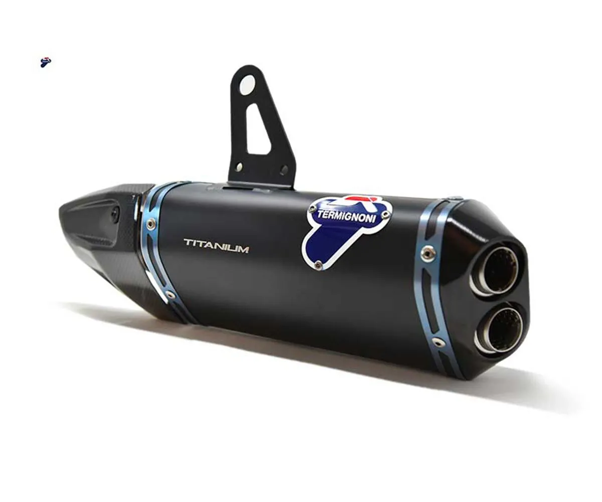 Terminali Di Scarico Racing Termignoni Black Edition Per Ducati Streetfighter V4 2020 > 2022-D19909440INA-249529