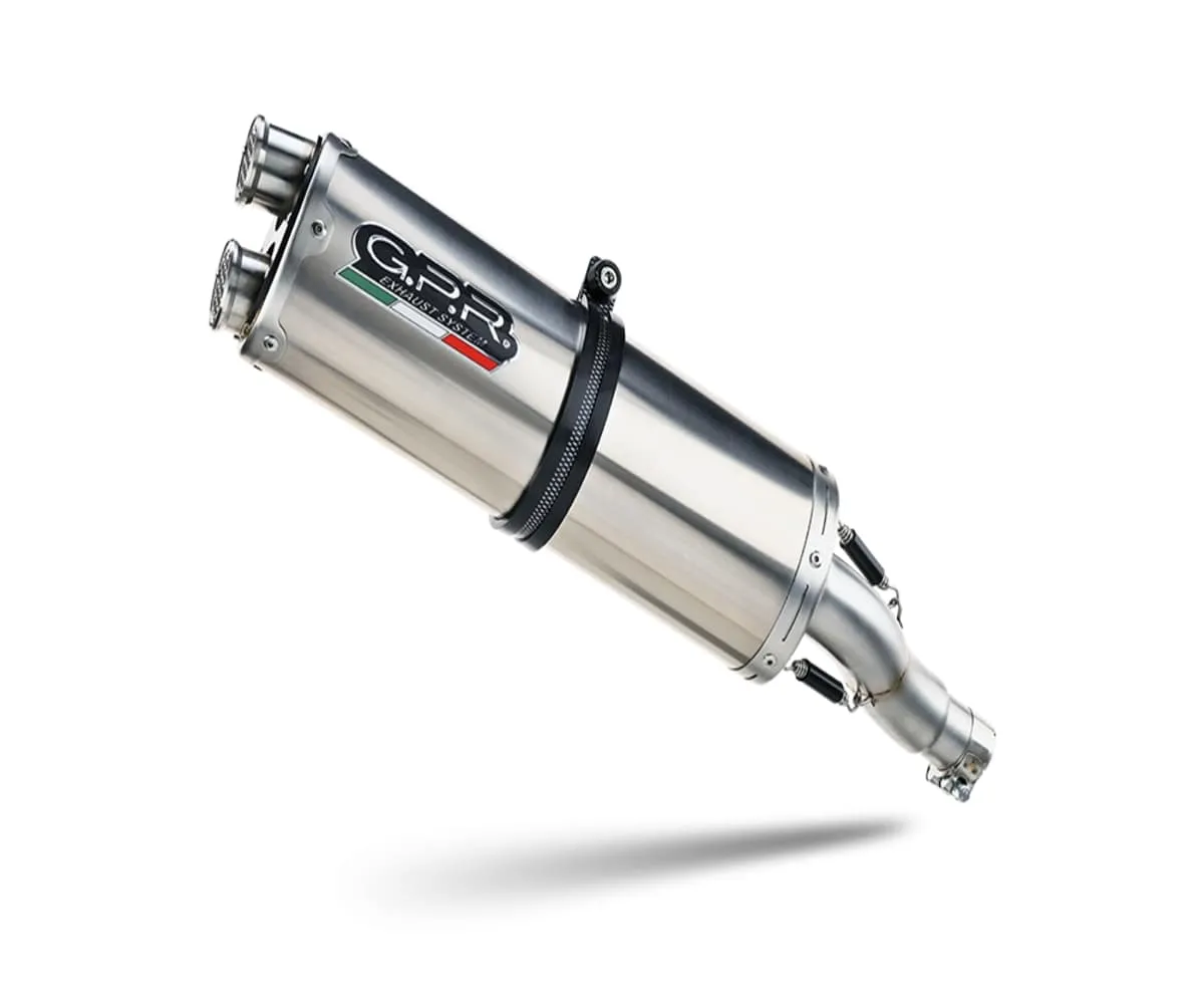 Terminale Di Scarico Omologato Gpr Dual Inox Per Ducati Multistrada V4 - S 2022 > 2024-D.140.DUAL.IO-415640