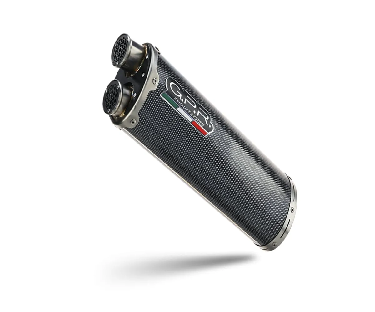 Terminale Di Scarico Omologato Gpr Dual Poppy Per Ducati Multistrada V4 - S 2022 > 2024-D.140.DUAL.PO-415641