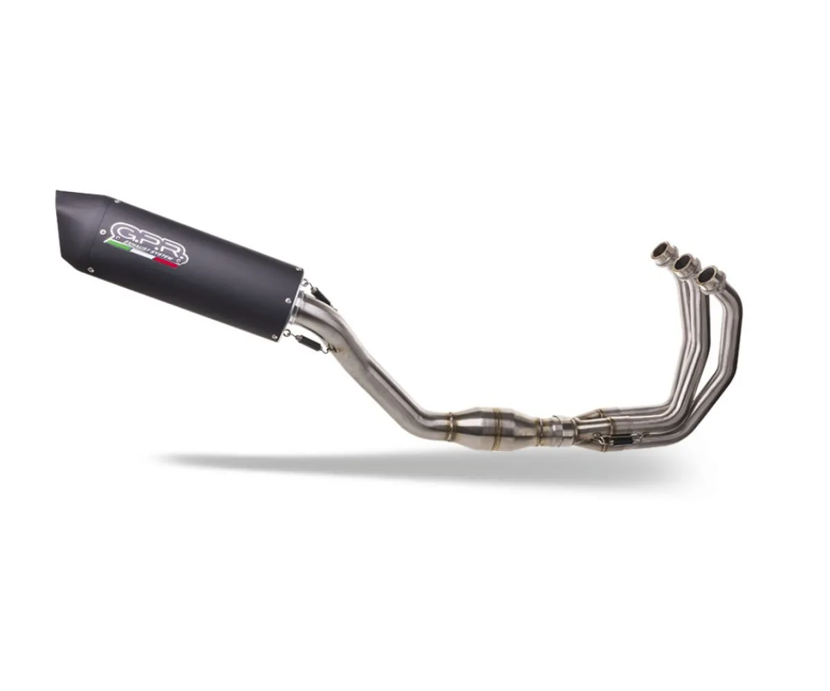 Scarico Completo Gpr Furore Evo4 Nero Catalizzato Yamaha Tracer 9 Gt 2021 > 2024.-E4.CO.Y.202.1.CAT.FNE4-414975