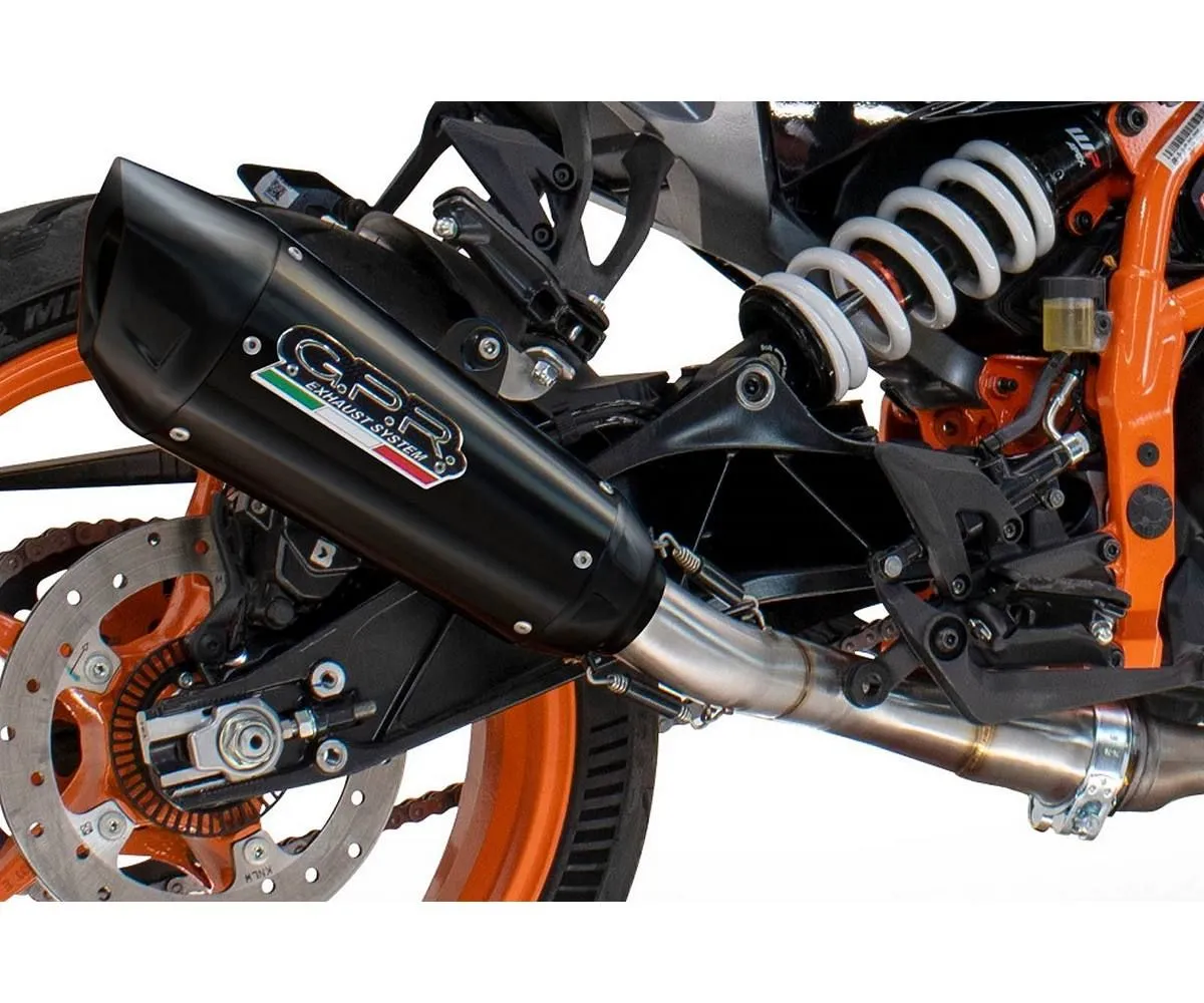 Terminale Di Scarico Gpr Omologato New Grand Prix Evo Black Titanium Per Husqvarna Svartpilen 701 2018 > 2020-E4.HU.44.GPRBLTIT-424879