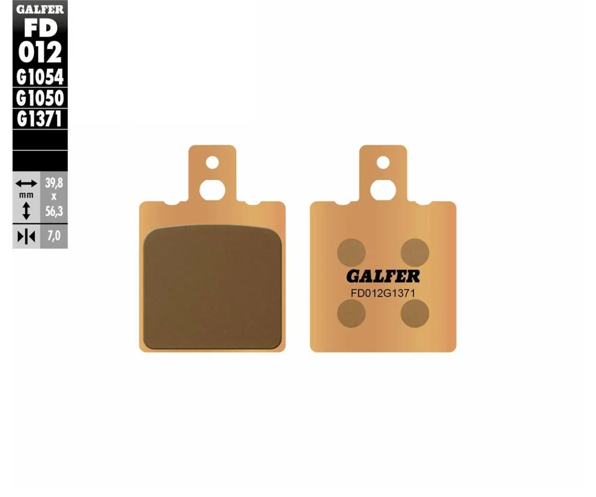 Galfer Pastiglie Freno Posteriore Bimota Sb8 K Santamonica 2006 Fd012-FD012G1371-394138