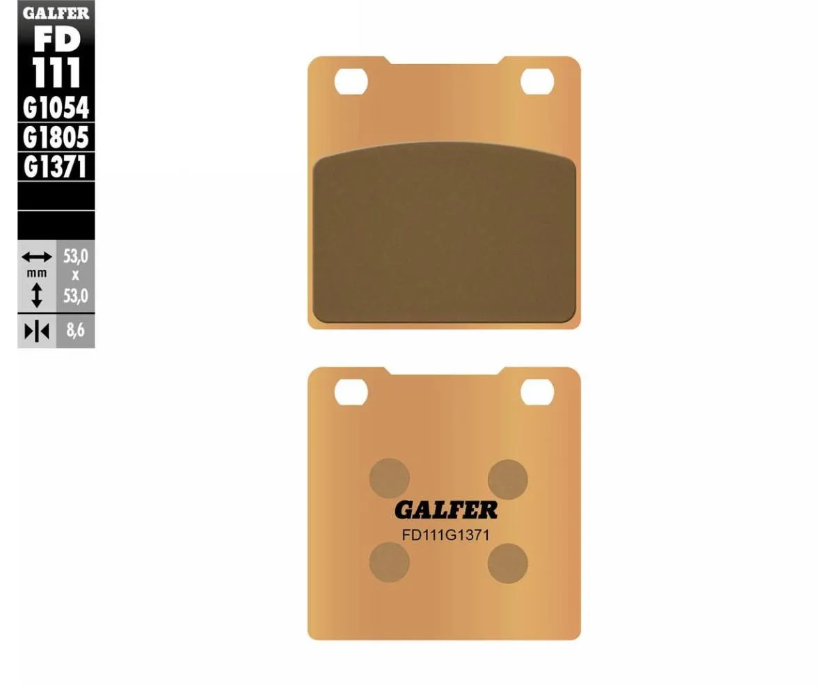 Galfer Pastiglie Freno Posteriore Kawasaki Zrx 1200 2004 Fd111-FD111G1371-394261