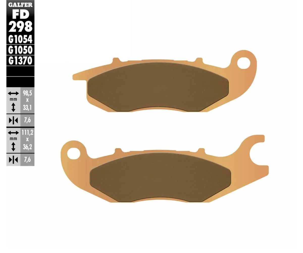 Galfer Pastiglie Freno Anteriore Honda Xl 750 Transalp (left) 2022 > 2025 Fd298-FD298G1370-394187