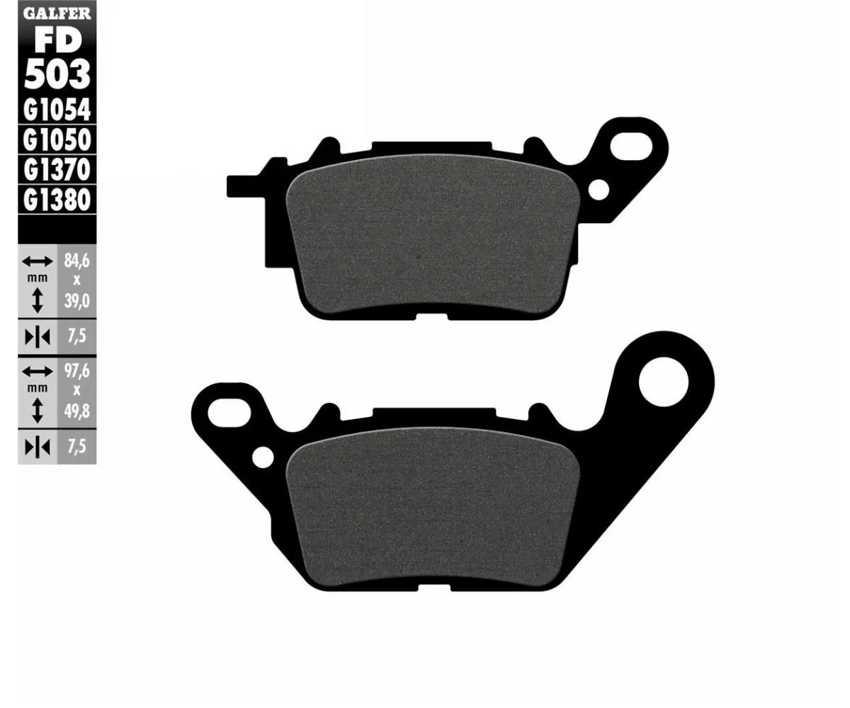 Galfer Pastiglie Freno Anteriore Yamaha D'elight 2014 > 2022 Fd503-FD503G1050-394177