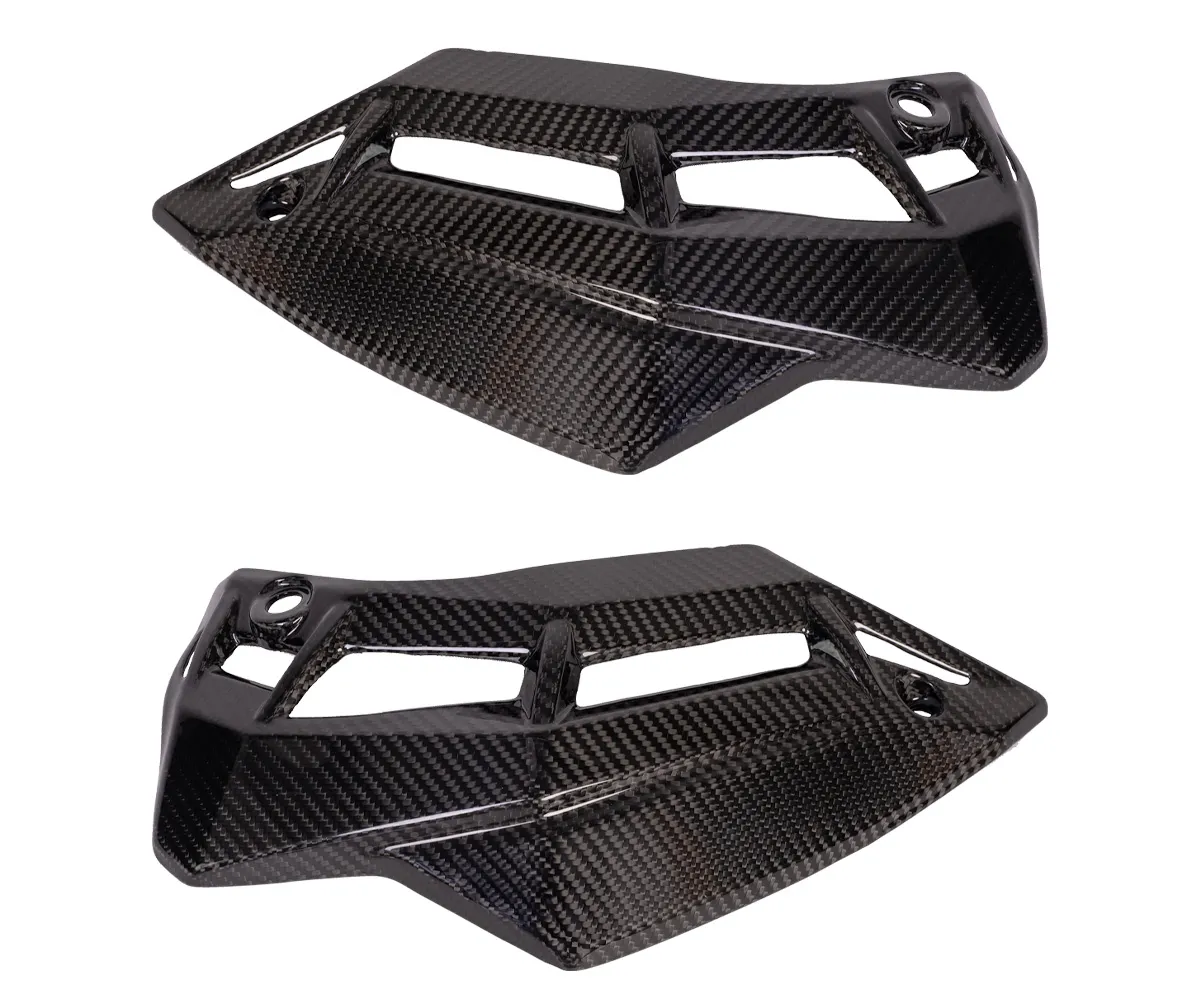 Puntale Inferiore In Carbonio Twill Glossy Genial Motor Per Kawasaki Z900 2017 > 2018-GMC-1000550-TG-413467