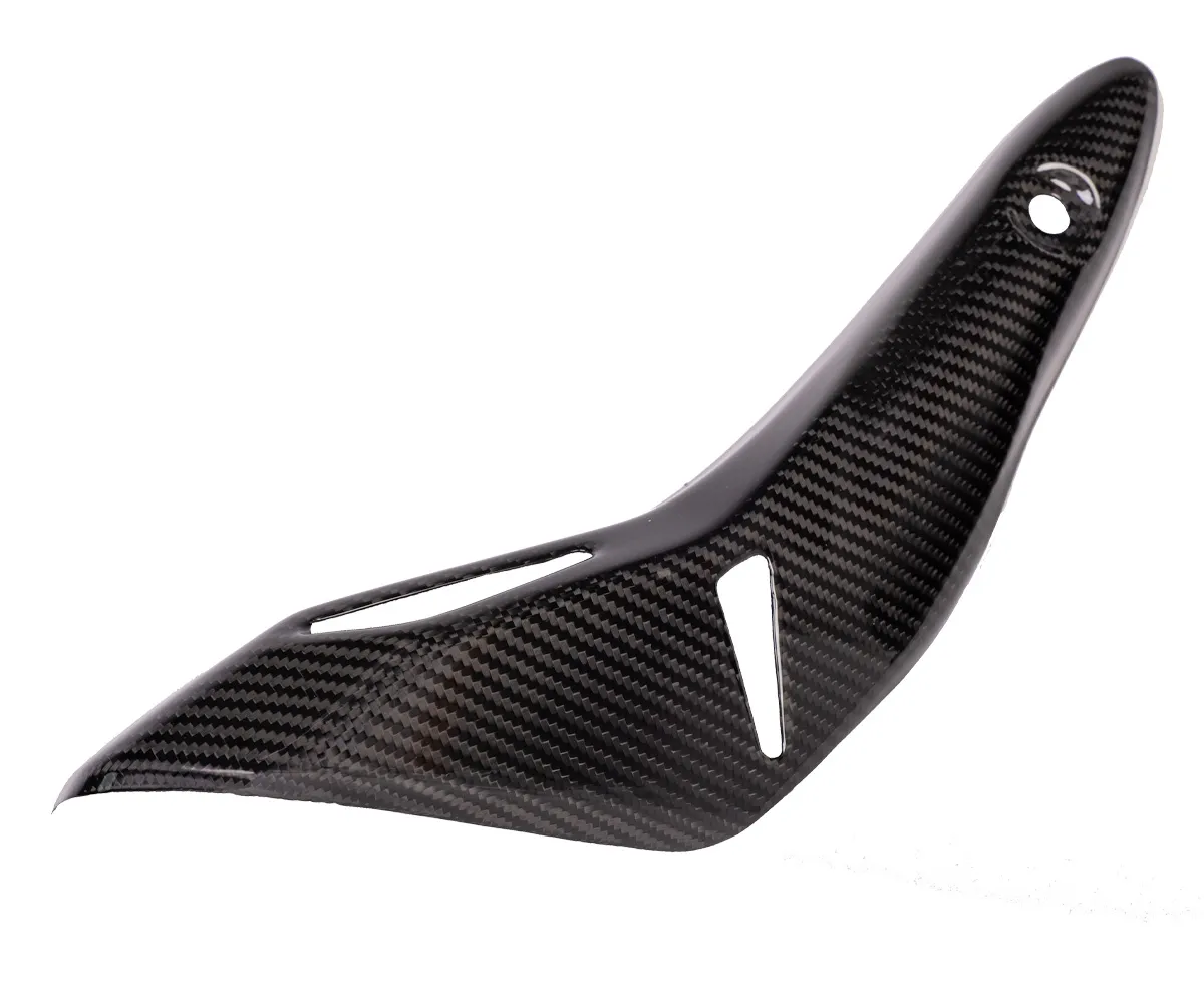 Protezione Scarico In Carbonio Twill Glossy Genial Motor Per Kawasaki Z900 2017 > 2018-GMC-1000551-TG-413468