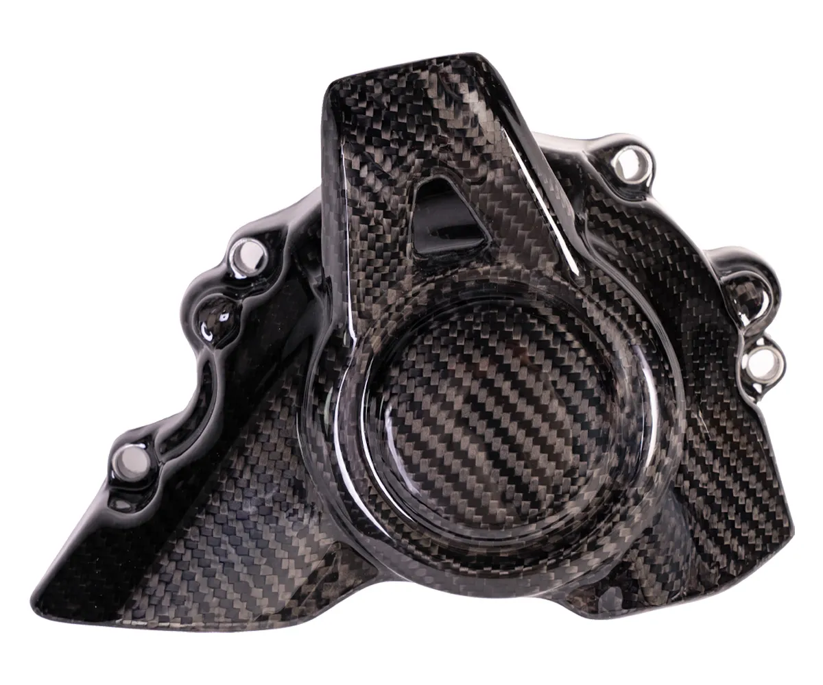 Copripignone In Carbonio Twill Glossy Genial Motor Per Kawasaki Z900 2017 > 2018-GMC-1000552-TG-413469