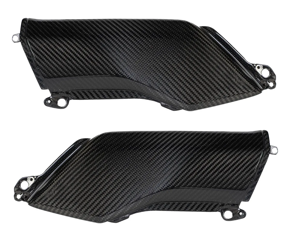 Rivestimento Laterale Sotto Il Serbatoio In Carbonio Twill Glossy Genial Motor Per Kawasaki Z900 2017 > 2018-GMC-1000556-TG-413473