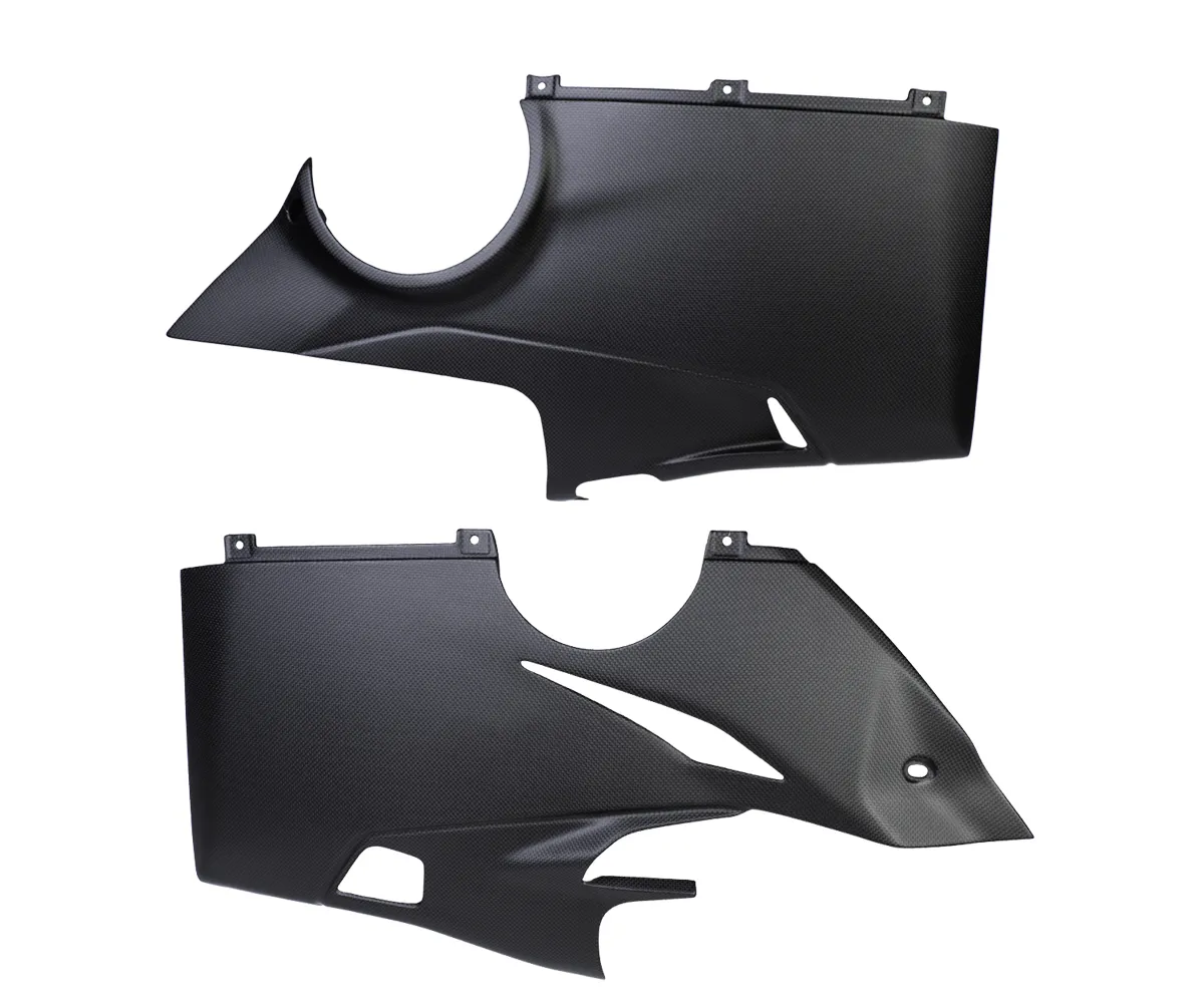 Fiancate Laterali In Carbonio Plain Matte Genial Motor Per Ducati Panigale V4 2018 > 2021-GMC-999417-PM-413420
