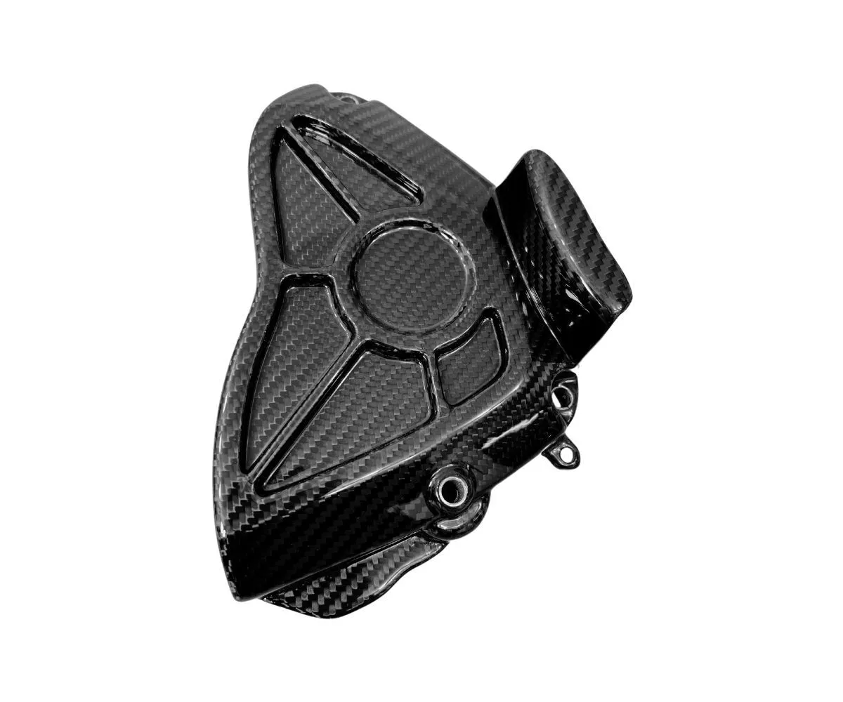 Copripignone In Carbonio Twill Glossy Genial Motor Per Yamaha Yzf-r1 2015 > 2019-GMC-999783-TG-413436