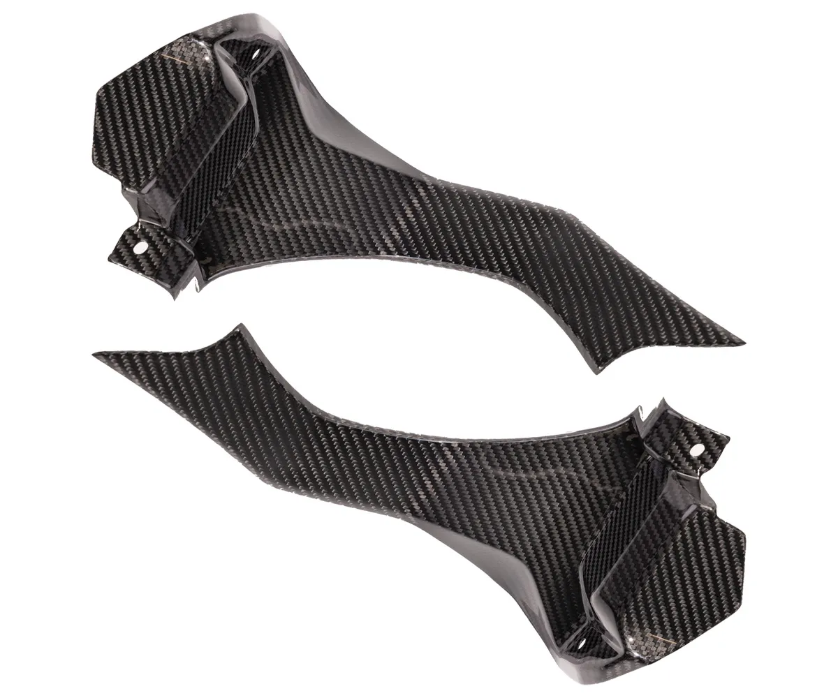 Copri Condotti Dell'aria In Carbonio Twill Glossy Genial Motor Per Yamaha Yzf-r1 2015 > 2019-GMC-999786-TG-413439