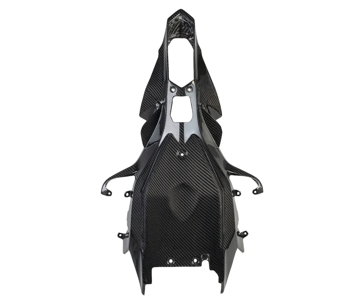 Codone In Carbonio Twill Glossy Genial Motor Per Yamaha Yzf-r1 2015 > 2019-GMC-999792-TG-413445