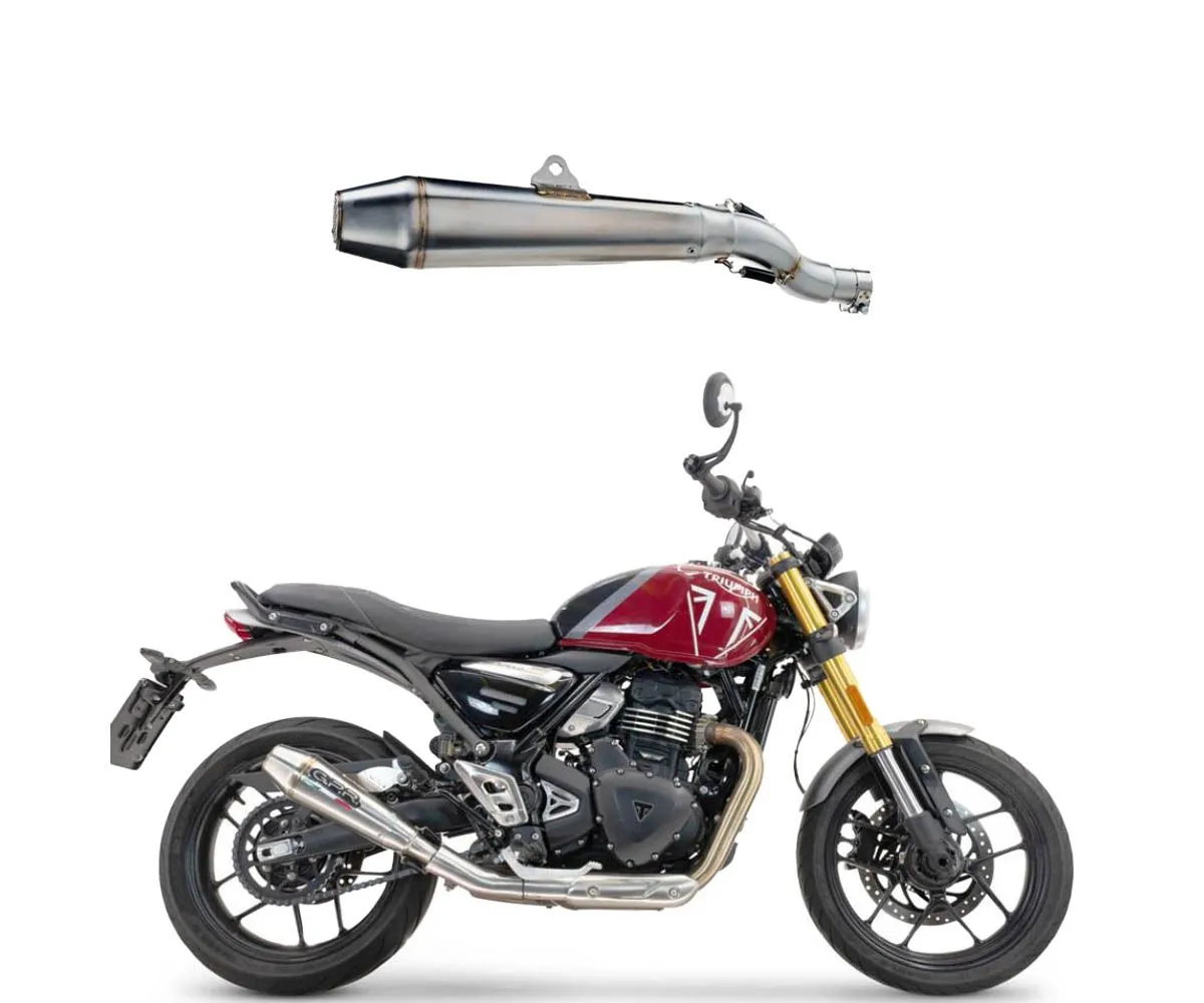 Terminale Di Scarico Gpr Ultracone Omologato Triumph Scrambler 400 X 2023 > 2024-E5.T.101.1.ULTRA-419707