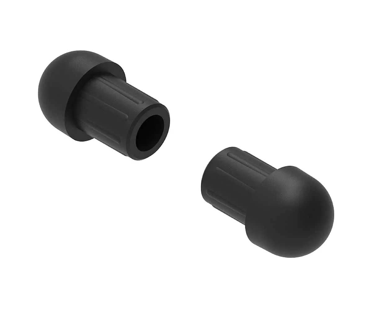 Lightech Kit Tappi Per Manubri Per Tubi Diametro Interno 15,8 Nero Per Yamaha R1 2020 > 2021-HBT008NER-402734