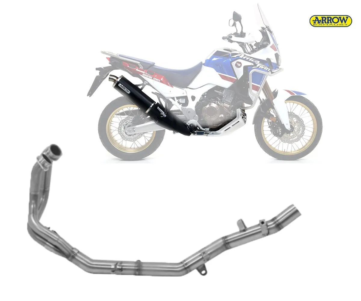 Scarico Completo Racing Arrow Maxi Race Honda Adv Spo Alluminio Dark/inox 2018 > 2019-72621AON--72149PD-250034