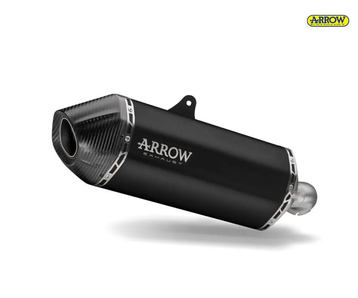 Terminale Di Scarico Arrow Sonora Per Honda Crf 1000l Africa Twin Titanio Dark 2016 > 2019-72503SKN-250040