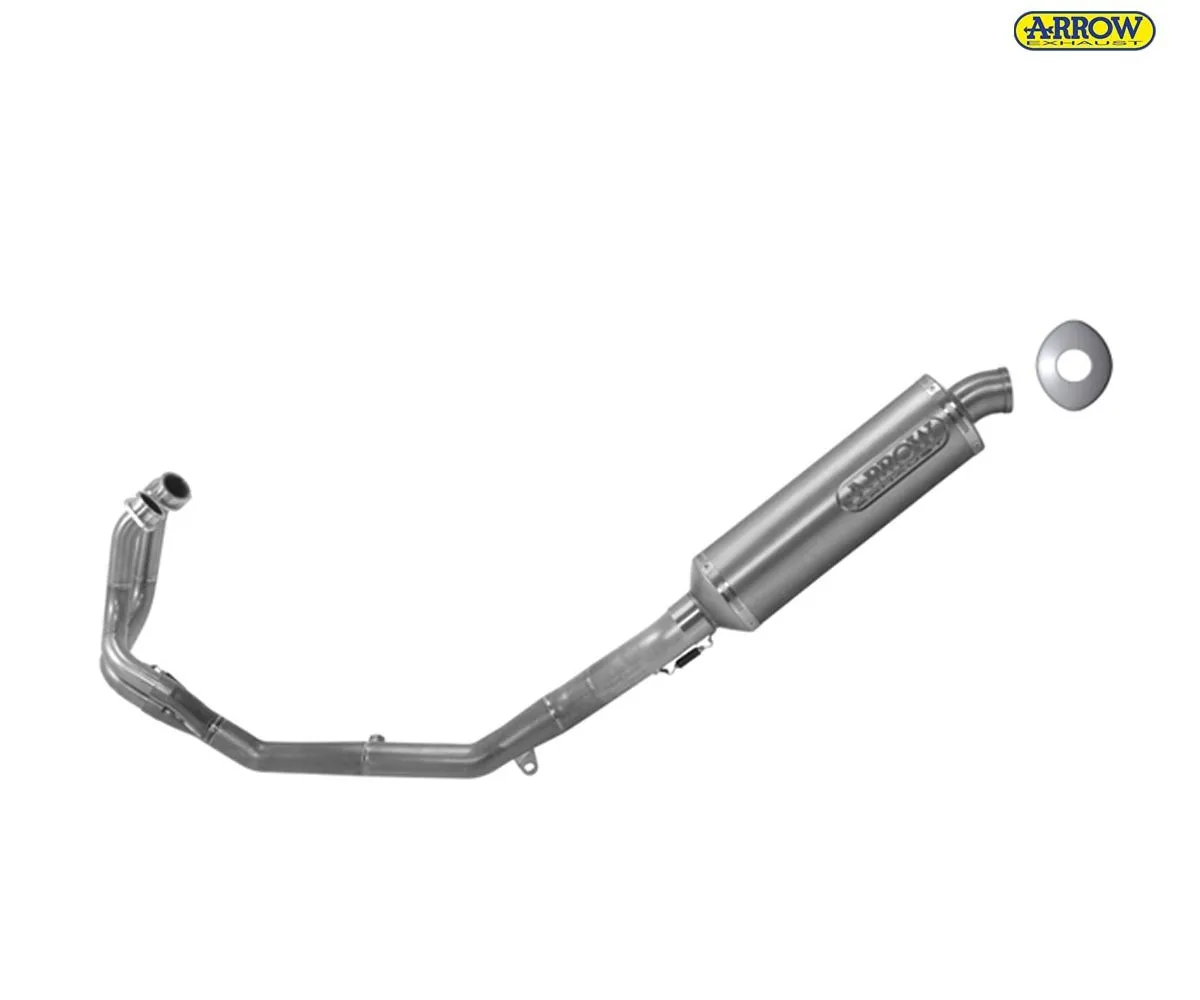Scarico Completo Catalizzato Arrow Omologato Honda Africatwin Adv Spo Titanio 2018 > 2019-72521PZ-250018