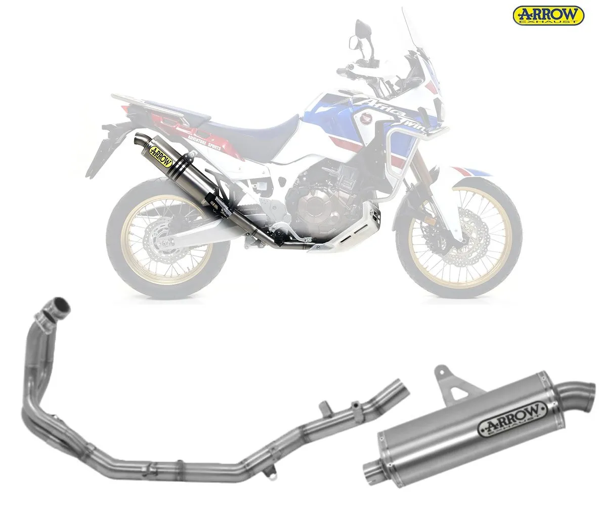 Scarico Completo Racing Arrow Maxi Race Per Honda Adv Sports Titanio/inox 2018 > 2019-72621PO--72149PD-250030
