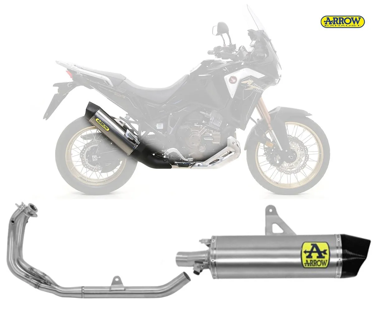 Scarico Completo Racing Arrow Maxi Race-tech Honda Crf1100l Africa Twin Alluminio 2020 > 2023-72625AK--72168PD-250002
