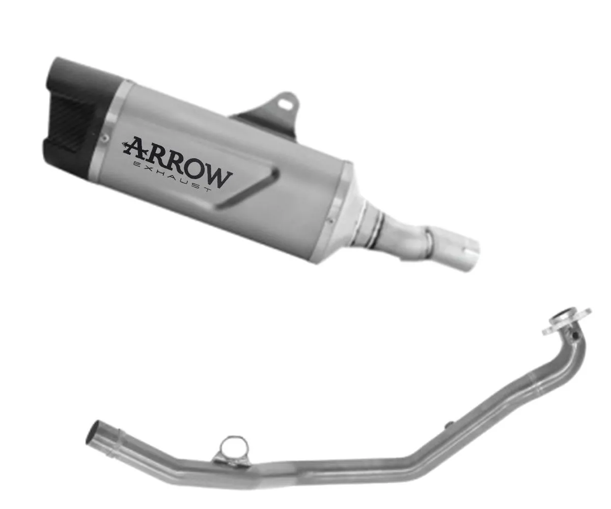Impianto Di Scarico Completo Arrow Indy Race Evo Short Version Titanio Per Honda Forza 750 2025.-73523PKC--73022MI-425437