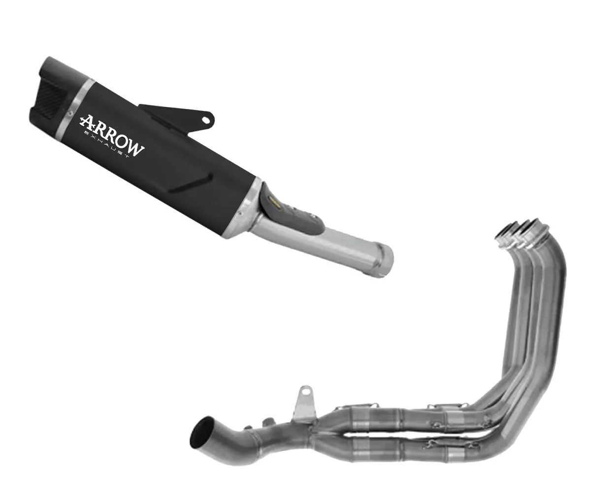 Scarico Completo Arrow Indy Race Evo Alluminio Dark Per Honda Cb 1000 Hornet 2025-71982AKN--71797MI-419668